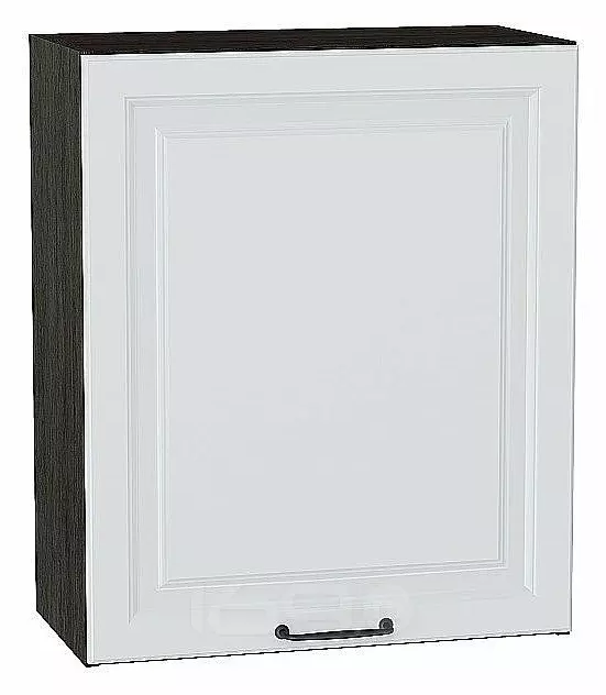 Шкаф верхний с 1-ой дверцей Ницца Blanco/Graphite 716*600*318