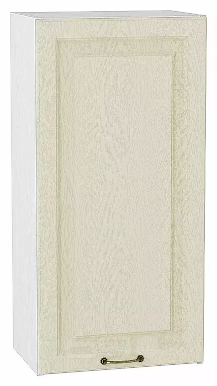 Шкаф верхний с 1-ой дверцей Ницца Дуб крем/Белый 920*450*318