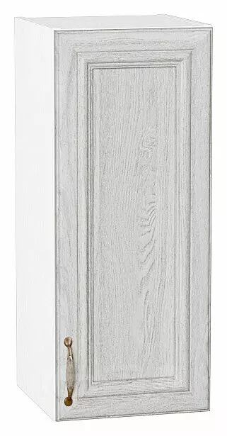 Шкаф верхний с 1-ой дверцей Шале White Dreamline Белый 716*300*320