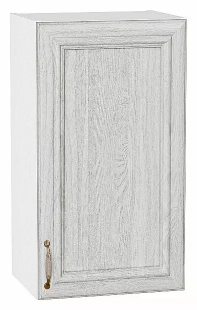 Шкаф верхний с 1-ой дверцей Шале White Dreamline Белый 716*400*320