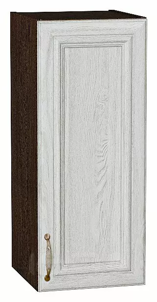 Шкаф верхний с 1-ой дверцей Шале White Dreamline Венге 716*300*320