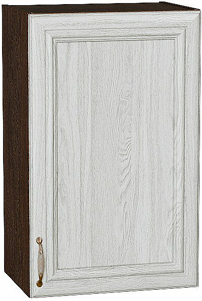 Шкаф верхний с 1-ой дверцей Шале White Dreamline Венге 716*450*320