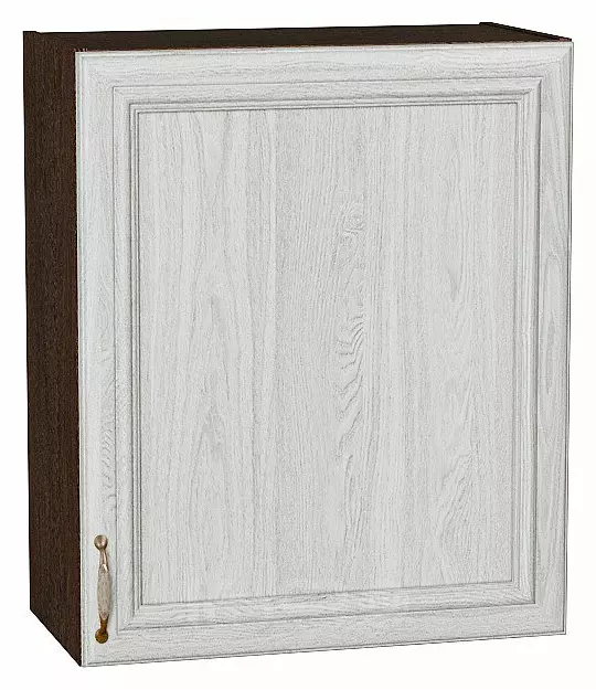 Шкаф верхний с 1-ой дверцей Шале White Dreamline Венге 716*600*320