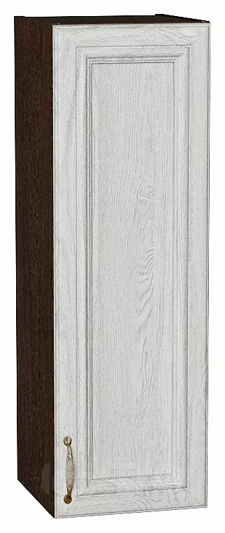 Шкаф верхний с 1-ой дверцей Шале White Dreamline Венге 920*300*320