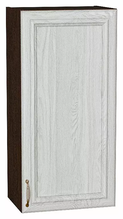 Шкаф верхний с 1-ой дверцей Шале White Dreamline Венге 920*450*302