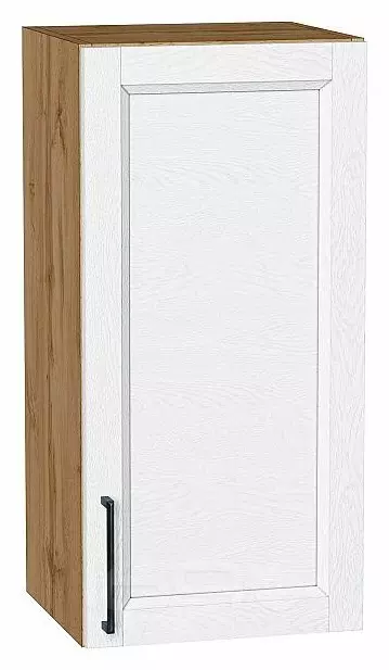 Шкаф верхний с 1-ой дверцей Сканди White Silkwood/Дуб Вотан 716*350*320