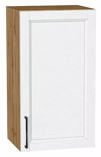 Шкаф верхний с 1-ой дверцей Сканди White Silkwood/Дуб Вотан 716*400*320