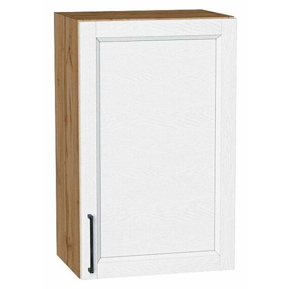 Шкаф верхний с 1-ой дверцей Сканди White Silkwood/Дуб Вотан 716*450*320