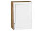 Шкаф верхний с 1-ой дверцей Сканди White Silkwood/Дуб Вотан 716*500*320