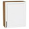 Шкаф верхний с 1-ой дверцей Сканди White Silkwood/Дуб Вотан 716*600*320
