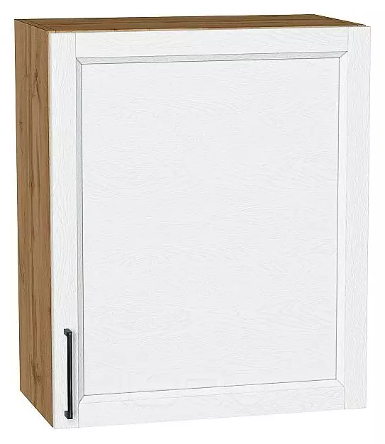 Шкаф верхний с 1-ой дверцей Сканди White Silkwood/Дуб Вотан 716*600*320