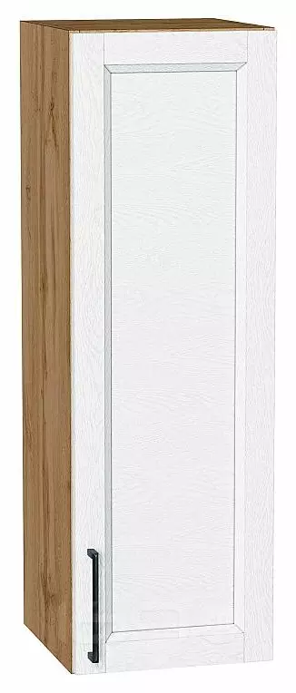 Шкаф верхний с 1-ой дверцей Сканди White Silkwood/Дуб Вотан 920*300*320