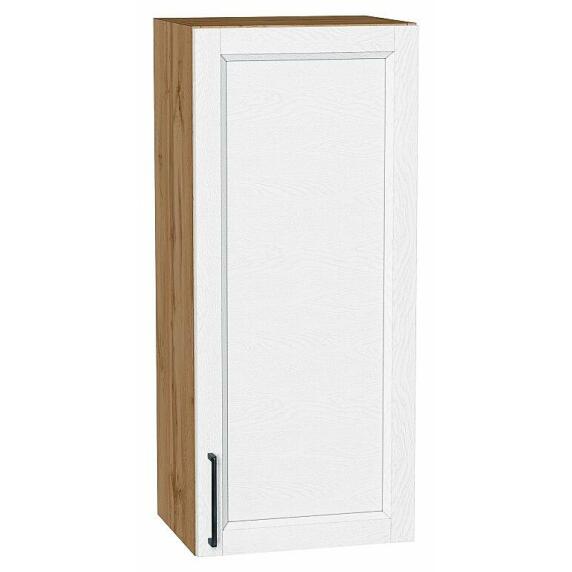 Шкаф верхний с 1-ой дверцей Сканди White Silkwood/Дуб Вотан 920*400*320