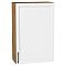 Шкаф верхний с 1-ой дверцей Сканди White Silkwood/Дуб Вотан 920*600*320