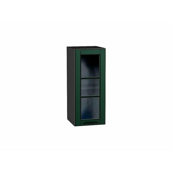 Шкаф верхний с 1-ой остекленной дверцей Дублин Special Green/Graphite 716*300*318