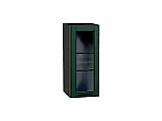 Шкаф верхний с 1-ой остекленной дверцей Дублин Special Green/Graphite 716*300*318