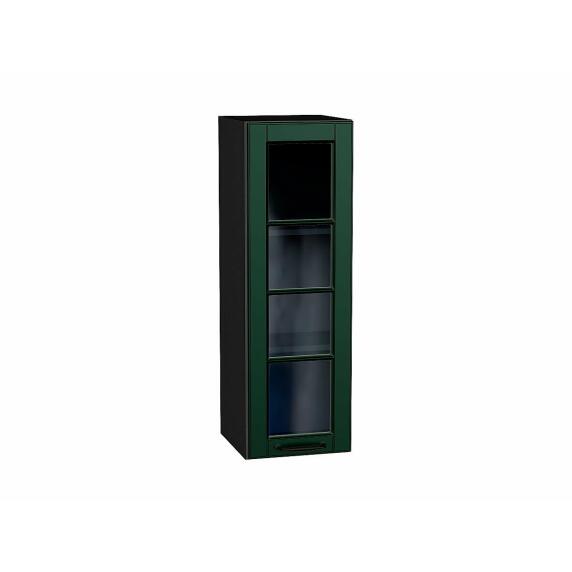 Шкаф верхний с 1-ой остекленной дверцей Дублин Special Green/Graphite 920*300*318