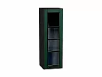 Шкаф верхний с 1-ой остекленной дверцей Дублин Special Green/Graphite 920*300*318