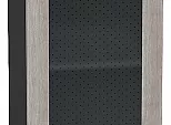 Шкаф верхний с 1-ой остекленной дверцей Лофт Cappuccino Veralinga/Graphite 716*500*320