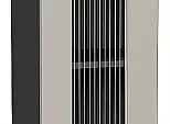Шкаф верхний с 1-ой остекленной дверцей Лофт Grey Silk/Graphite 716*300*320