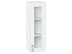 Шкаф верхний с 1-ой остекленной дверцей Лофт White Silk/Белый 920*300*320