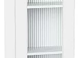 Шкаф верхний с 1-ой остекленной дверцей Лофт White Silk/Белый 920*400*320