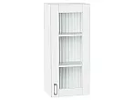 Шкаф верхний с 1-ой остекленной дверцей Лофт White Silk/Белый 920*400*320