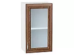 Шкаф верхний с 1-ой остекленной дверцей Шале Brown Dreamline 716*400*320