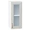 Шкаф верхний с 1-ой остекленной дверцей Шале White Dreamline Белый 716*300*320 Шкаф верхний с 1-ой остекленной дверцей Шале White Dreamline Белый 716*300*320