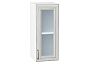 Шкаф верхний с 1-ой остекленной дверцей Шале White Dreamline Белый 716*300*320