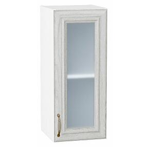 Шкаф верхний с 1-ой остекленной дверцей Шале White Dreamline Белый 716*300*320
