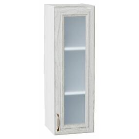 Шкаф верхний с 1-ой остекленной дверцей Шале White Dreamline Белый 920*300*320