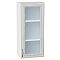 Шкаф верхний с 1-ой остекленной дверцей Шале White Dreamline Белый 920*400*320