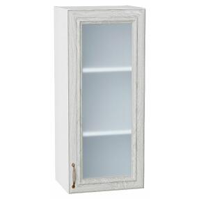 Шкаф верхний с 1-ой остекленной дверцей Шале White Dreamline Белый 920*400*320
