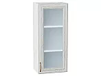 Шкаф верхний с 1-ой остекленной дверцей Шале White Dreamline Белый 920*400*320