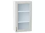 Шкаф верхний с 1-ой остекленной дверцей Шале White Dreamline Белый 920*500*320