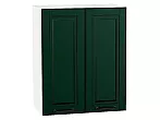 Шкаф верхний с 2-мя дверцами Дублин Special Green/Белый 716*600*318