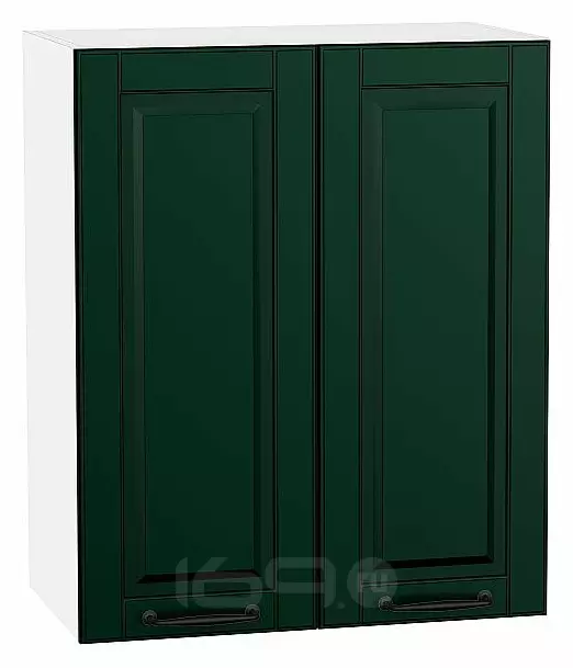 Шкаф верхний с 2-мя дверцами Дублин Special Green/Белый 716*600*318