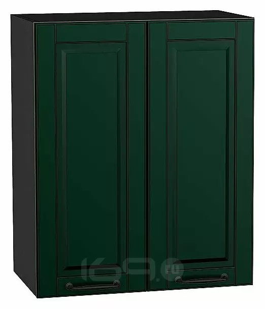 Шкаф верхний с 2-мя дверцами Дублин Special Green/Graphite 716*600*318