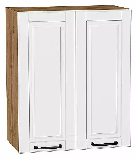 Шкаф верхний с 2-мя дверцами Дублин Special White/Дуб Вотан 716*600*318