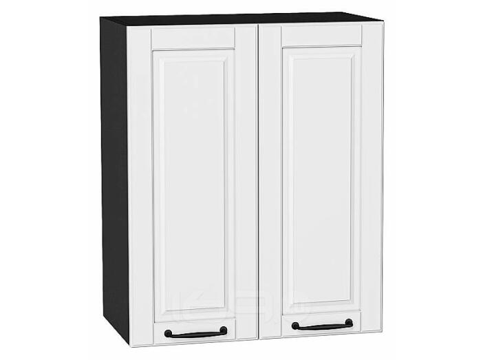 Шкаф верхний с 2-мя дверцами Дублин Special White/Graphite 716*600*318