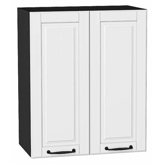 Шкаф верхний с 2-мя дверцами Дублин Special White/Graphite 716*600*318