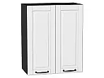 Шкаф верхний с 2-мя дверцами Дублин Special White/Graphite 716*600*318