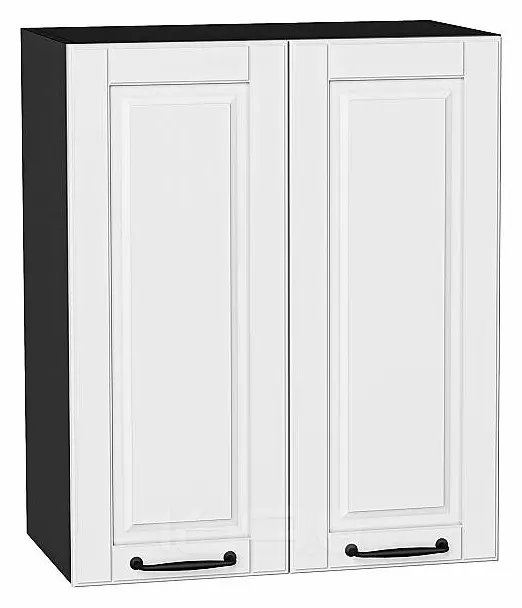 Шкаф верхний с 2-мя дверцами Дублин Special White/Graphite 716*600*318