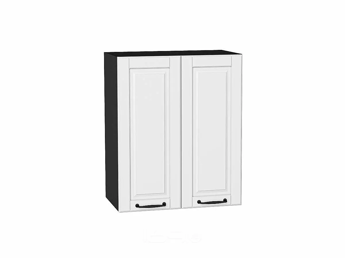 Шкаф верхний с 2-мя дверцами Дублин Special White/Graphite 716*600*318