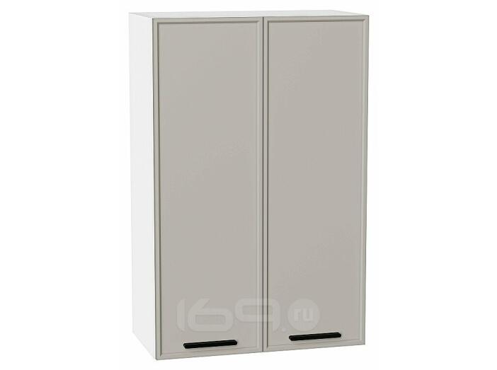 Шкаф верхний с 2-мя дверцами Фрейм Grey Silk Белый 920*600*324