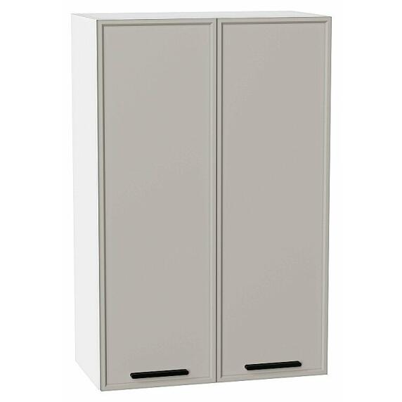 Шкаф верхний с 2-мя дверцами Фрейм Grey Silk Белый 920*600*324