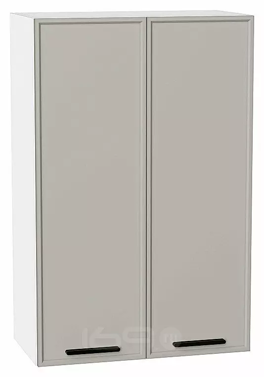 Шкаф верхний с 2-мя дверцами Фрейм Grey Silk Белый 920*600*324
