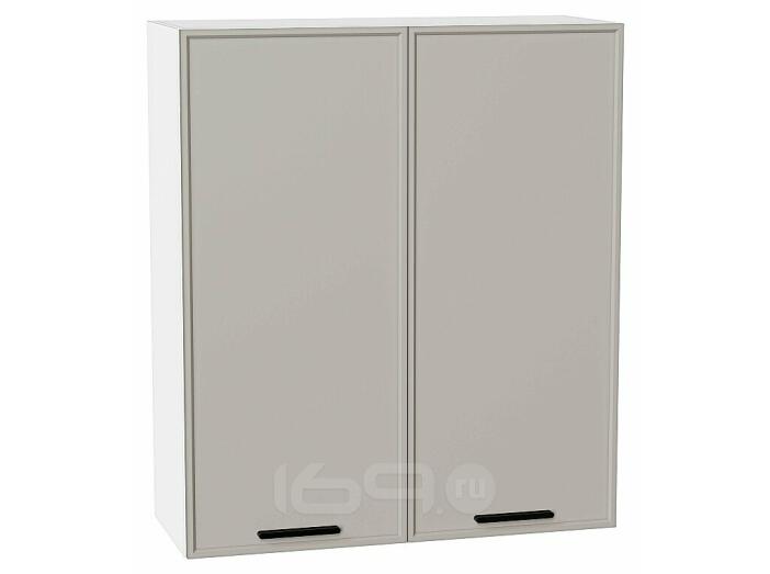 Шкаф верхний с 2-мя дверцами Фрейм Grey Silk Белый 920*800*324