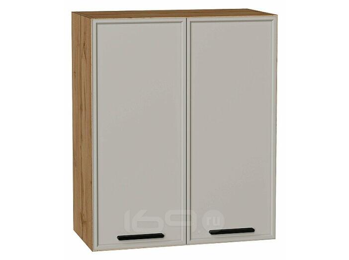 Шкаф верхний с 2-мя дверцами Фрейм Grey Silk Дуб Вотан 716*600*324